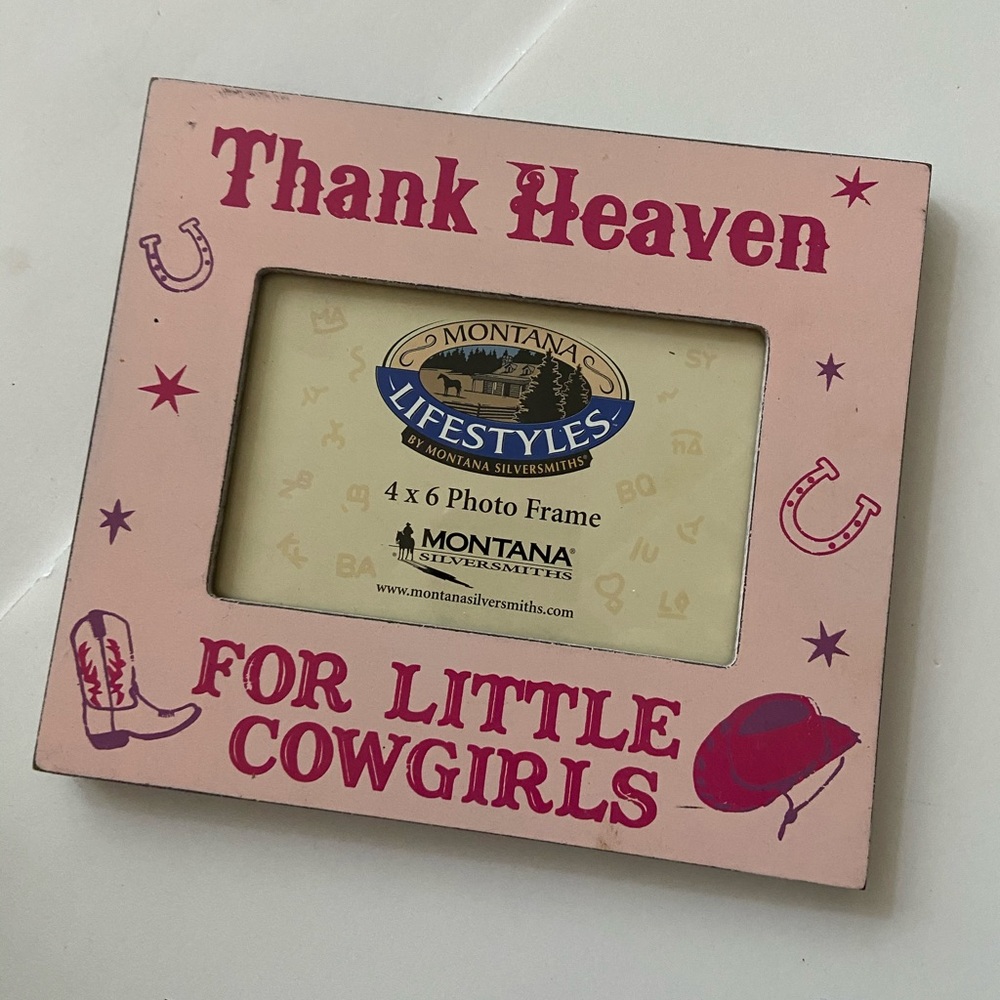 Montana silver picture frame 4x6